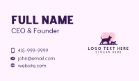 Animal Veterinary Rehabilitation Business Card Image Preview