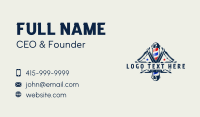 Barbershop Haircut Grooming Business Card Preview