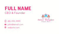 Cherry Cupcake Dessert Business Card Image Preview