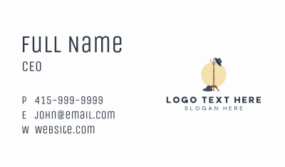 Coat Hanger Furniture Business Card Image Preview