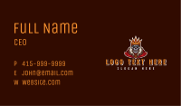 King Skull Crown Business Card Image Preview