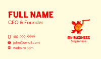 Seafood Crab Noodles Business Card Image Preview