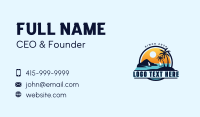 Beach Travel Vacation Business Card Preview