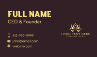 Wellness Lotus Yoga Business Card Preview