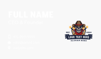 Skull Cowboy Gaming Business Card Image Preview