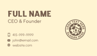 Axe Sawmill Lumberjack Business Card Image Preview