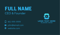 Digital Tech Company  Business Card Image Preview
