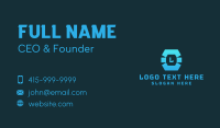 Digital Tech Company  Business Card Preview