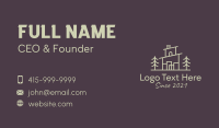 Country Warehouse Storage  Business Card Design