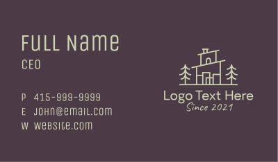 Country Warehouse Storage  Business Card