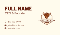 Buffalo Yak Ranch Business Card Design