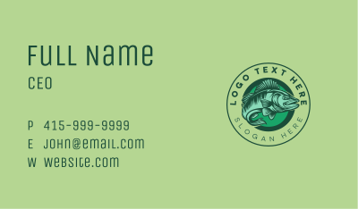 Seafood Swimming Fish  Business Card Image Preview