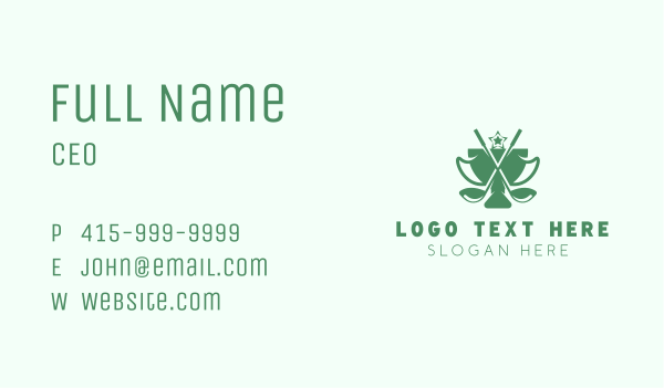 Star Trophy Golf Business Card Design Image Preview