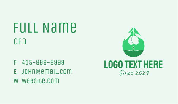 Olive Oil Extract Business Card Design Image Preview
