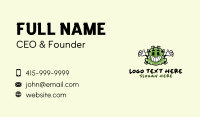 Cannabis Bud Marijuana Business Card Design