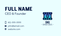 Film Strip Lens Business Card Image Preview