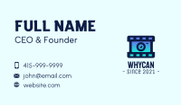 Film Strip Lens Business Card Design