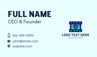 Film Strip Lens Business Card Preview
