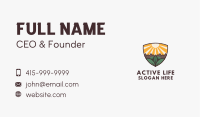Sunrise Shield Nature Business Card Image Preview