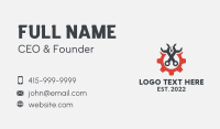 Wrench Gear Mechanic  Business Card Image Preview