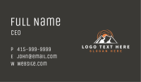 Rustic Mountain Sun Business Card Image Preview