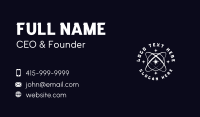 Cosmic Star Orbit Business Card Preview