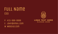 Viking Warrior Outline Business Card Image Preview