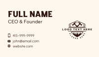 Carpentry Hammer Badge Business Card Image Preview