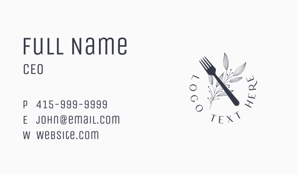 Luxury Gourmet Restaurant Business Card Design Image Preview
