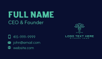 Tree Circuit Electronics Business Card Design