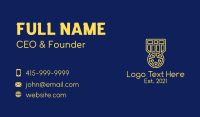 Star Medal Award  Business Card Design