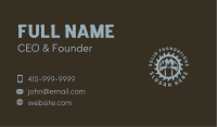 Outdoor Woods Sawmill Axe Business Card Image Preview