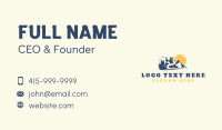 Forest Mountain Sunset Business Card Image Preview