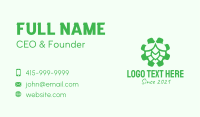 Green Gear Hop  Business Card Image Preview