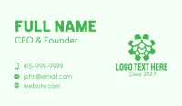 Green Gear Hop  Business Card Preview