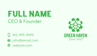 Green Gear Hop  Business Card Image Preview