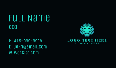 Corporate Lion Firm Business Card Image Preview