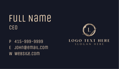 Luxury Needle Tailoring Business Card Image Preview