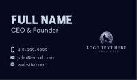 Howling Wild Wolf Business Card Image Preview