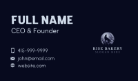 Howling Wild Wolf Business Card Design