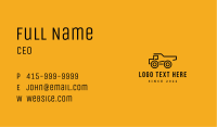Construction Dump Truck  Business Card Image Preview