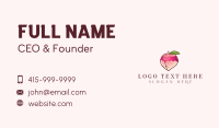 Sexy Peach Lingerie Business Card Image Preview