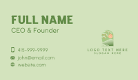 Natural Fields Sunset Business Card Preview