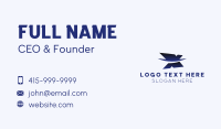 Swoosh Tech Software Letter X Business Card Image Preview