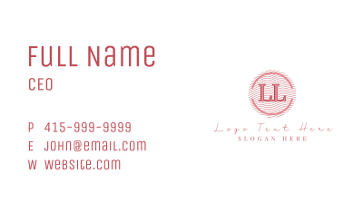 Elegant Makeup Boutique Business Card Image Preview