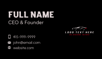 Silhouette Car Detailing Business Card Preview