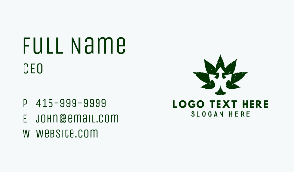 Green Arrow Marijuana Business Card Design Image Preview