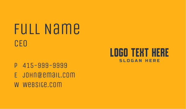 Masculine Business Wordmark Business Card Design Image Preview