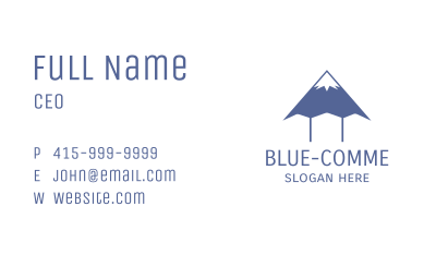 Blue Mountain Pen Business Card Image Preview