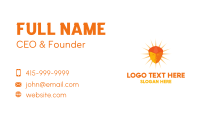 Sun Face Business Card Image Preview